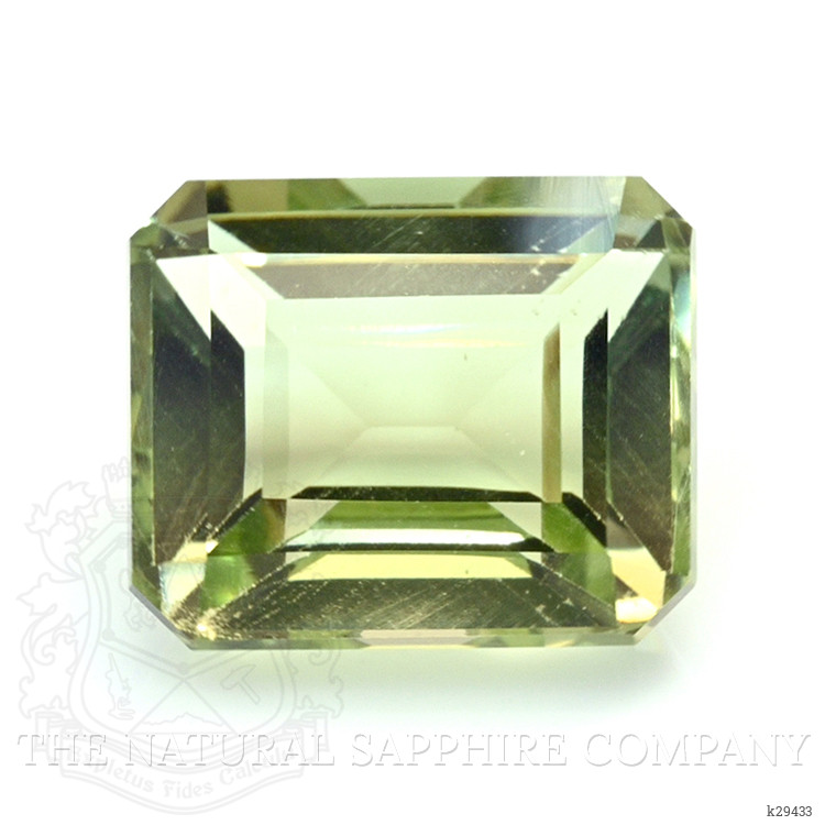 5.81 Ct. Yellowish Green Prasiolite from Brazil