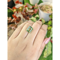 5.81 Ct. Yellowish Green Prasiolite from Brazil Life Style