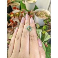 5.81 Ct. Yellowish Green Prasiolite from Brazil Life Style