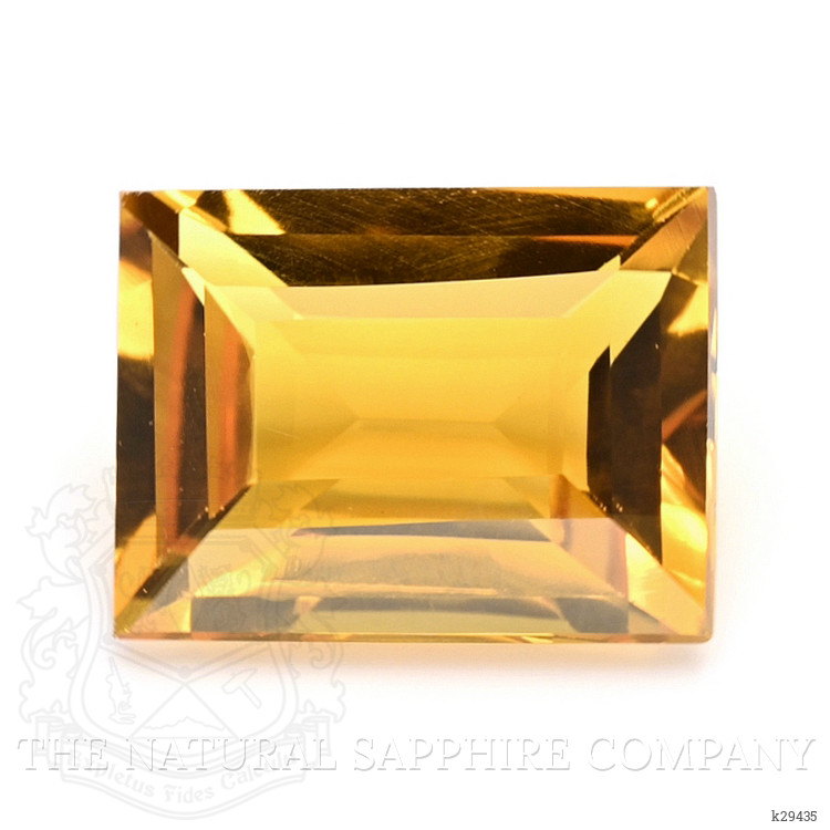 7.08 Ct. Orangish Yellow Citrine from Brazil