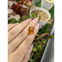 7.08 Ct. Orangish Yellow Citrine from Brazil Life Style