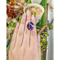 16.31 Ct. Bi Color Ametrine from Brazil Life Style