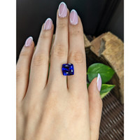 8.67 Ct. Blue Tanzanite from Tanzania Life Style