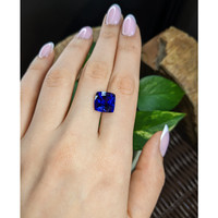 8.67 Ct. Blue Tanzanite from Tanzania Life Style
