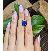 8.82 Ct. Blue Tanzanite from Tanzania Life Style