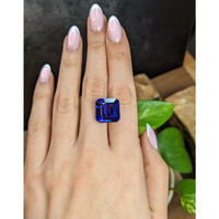 18.45 Ct. Blue Tanzanite from Tanzania Life Style