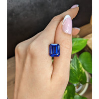 12.69 Ct. Blue Tanzanite from Tanzania Life Style