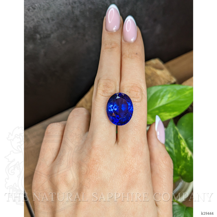 27.28 Ct. Blue Tanzanite from Tanzania