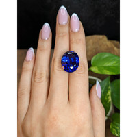 27.28 Ct. Blue Tanzanite from Tanzania Life Style