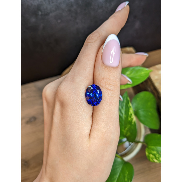 9.90 Ct. Blue Tanzanite from Tanzania