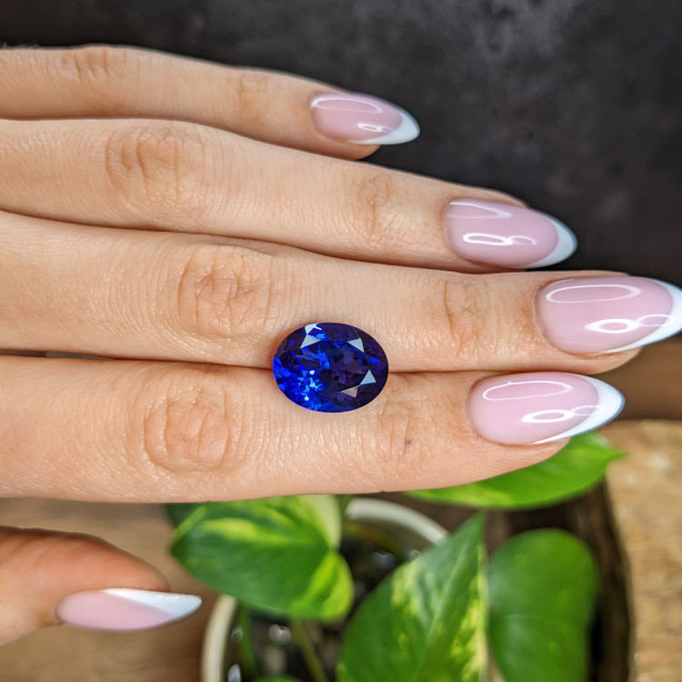 9.90 Ct. Blue Tanzanite from Tanzania