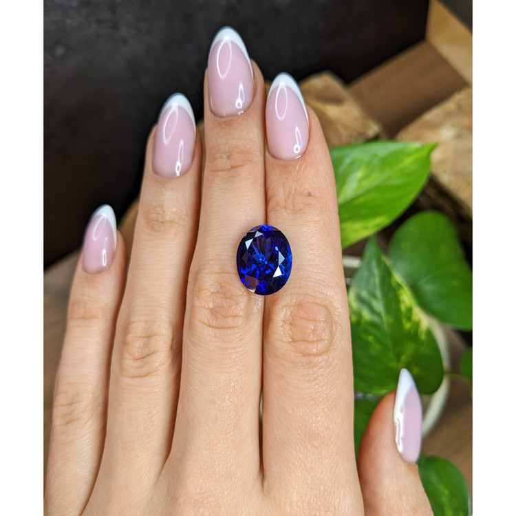 9.90 Ct. Blue Tanzanite from Tanzania