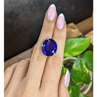 21.01 Ct. Violetish Blue Tanzanite from Tanzania Life Style