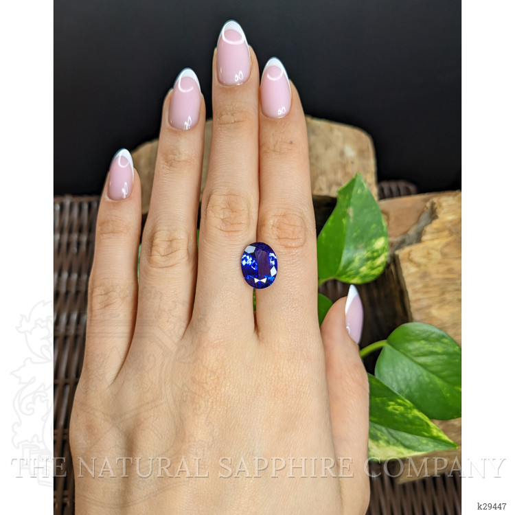6.28 Ct. Violetish Blue Tanzanite from Tanzania