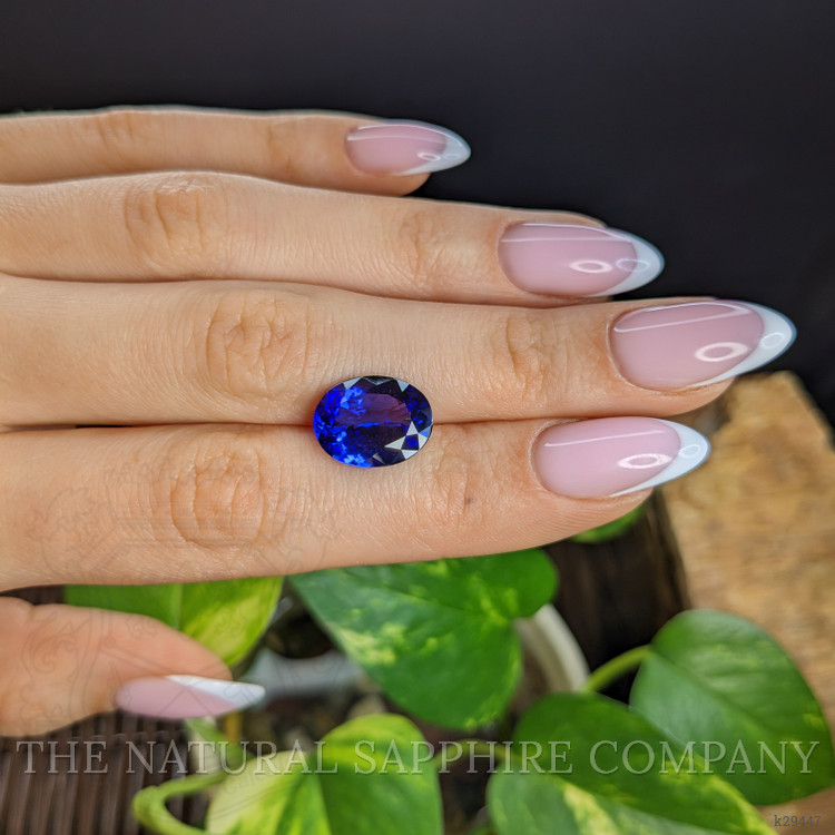 6.28 Ct. Violetish Blue Tanzanite from Tanzania