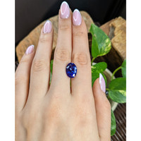6.58 Ct. Blue Tanzanite from Tanzania Life Style