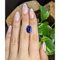 6.58 Ct. Blue Tanzanite from Tanzania Life Style