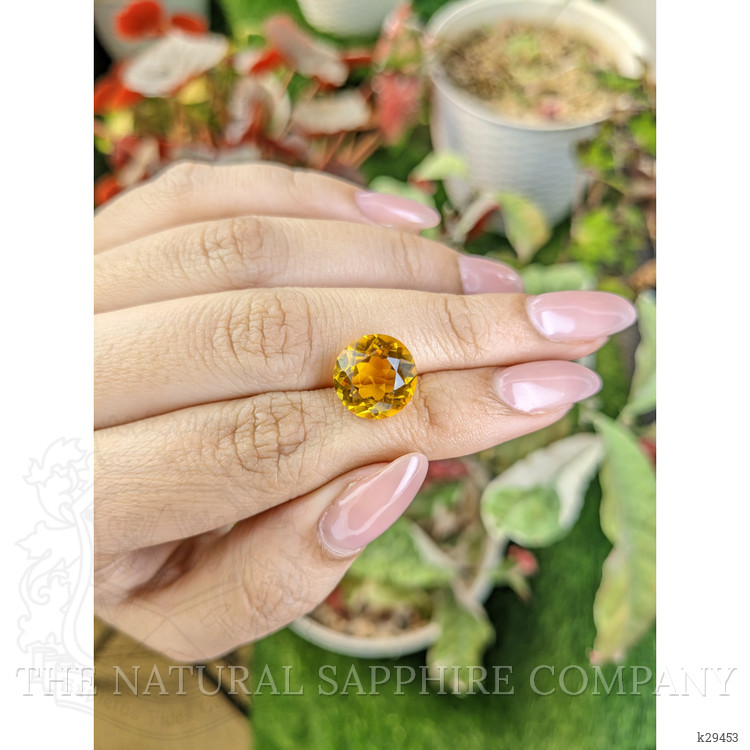 5.94 Ct. Yellowish Orange Citrine from Brazil