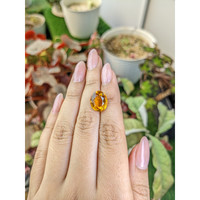 5.71 Ct. Orange Citrine from Brazil Life Style