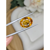 6.23 Ct. Yellowish Orange Citrine from Brazil Life Style