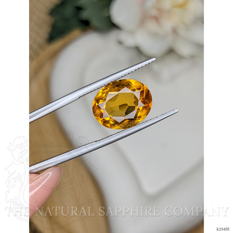 6.23 Ct. Yellowish Orange Citrine from Brazil