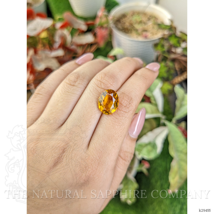 6.23 Ct. Yellowish Orange Citrine from Brazil