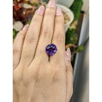 6.58 Ct. Purple Amethyst from Brazil Life Style