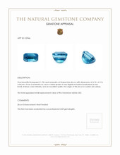1.78 Ct. Zircon from Ceylon (Sri Lanka) Appraisal