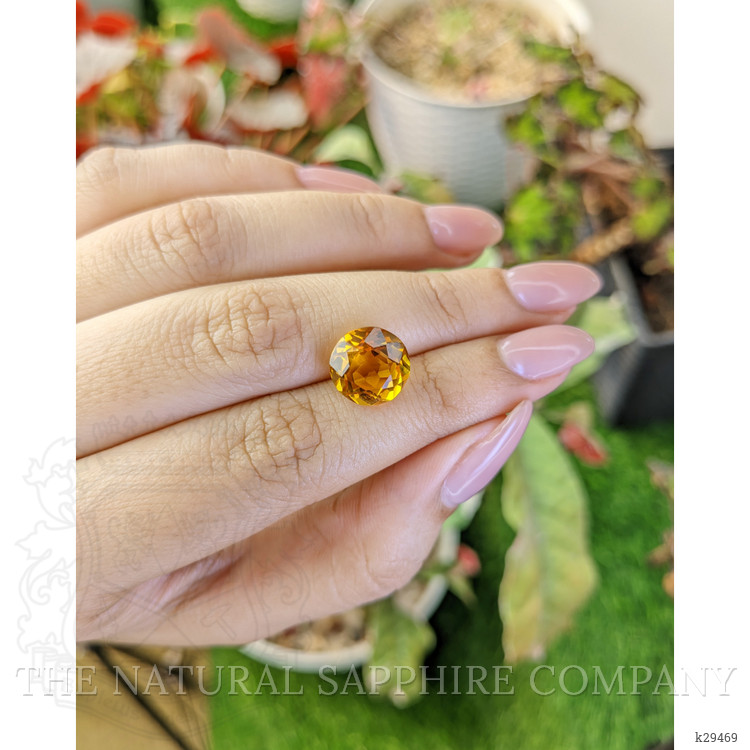 4.60 Ct. Yellowish Orange Citrine from Brazil