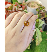 4.60 Ct. Yellowish Orange Citrine from Brazil Life Style