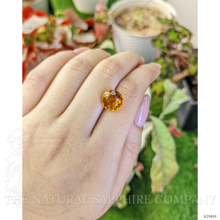 4.60 Ct. Yellowish Orange Citrine from Brazil