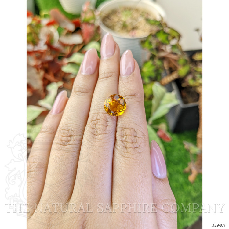 4.60 Ct. Yellowish Orange Citrine from Brazil