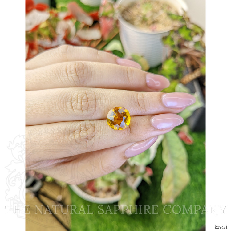 4.88 Ct. Yellowish Orange Citrine from Brazil