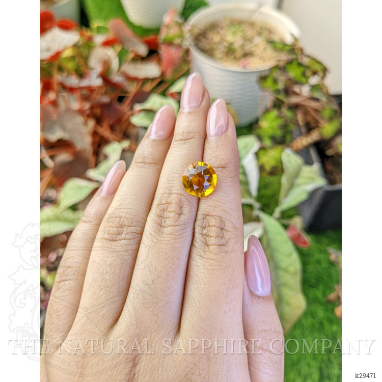 4.88 Ct. Yellowish Orange Citrine from Brazil