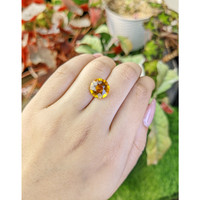 4.88 Ct. Yellowish Orange Citrine from Brazil Life Style