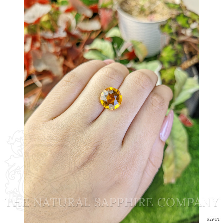 4.88 Ct. Yellowish Orange Citrine from Brazil