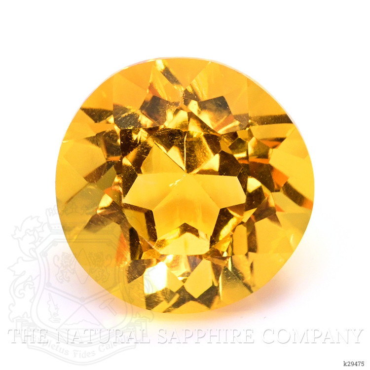 5.38 Ct. Orangish Yellow Citrine from Brazil