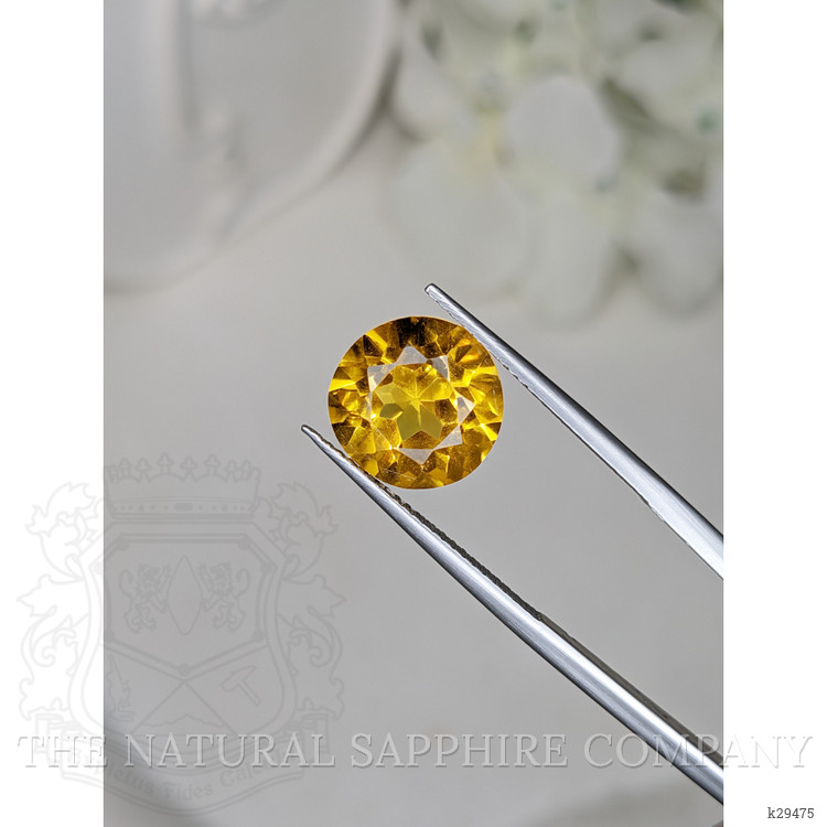 5.38 Ct. Orangish Yellow Citrine from Brazil