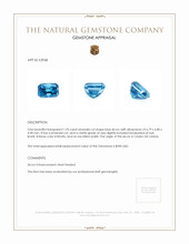 1.95 Ct. Zircon from Ceylon (Sri Lanka) Appraisal