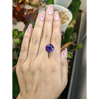 6.32 Ct. Purple Amethyst from Brazil Life Style