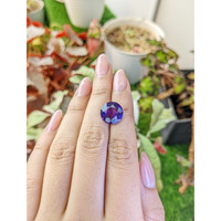 5.60 Ct. Purple Amethyst from Brazil Life Style