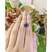 4.68 Ct. Purple Amethyst from Brazil Life Style