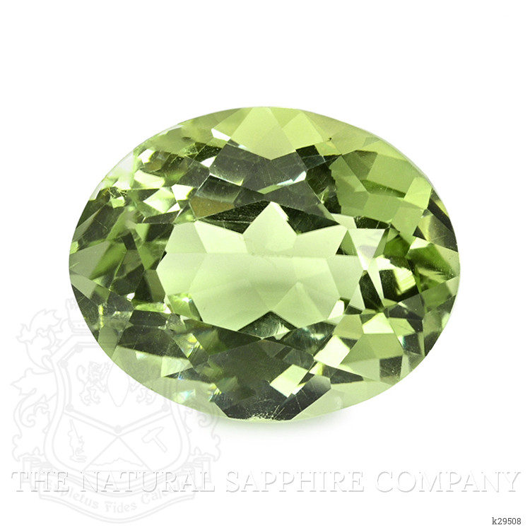 6.07 Ct. Yellowish Green Prasiolite from Brazil