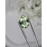 6.07 Ct. Yellowish Green Prasiolite from Brazil Life Style