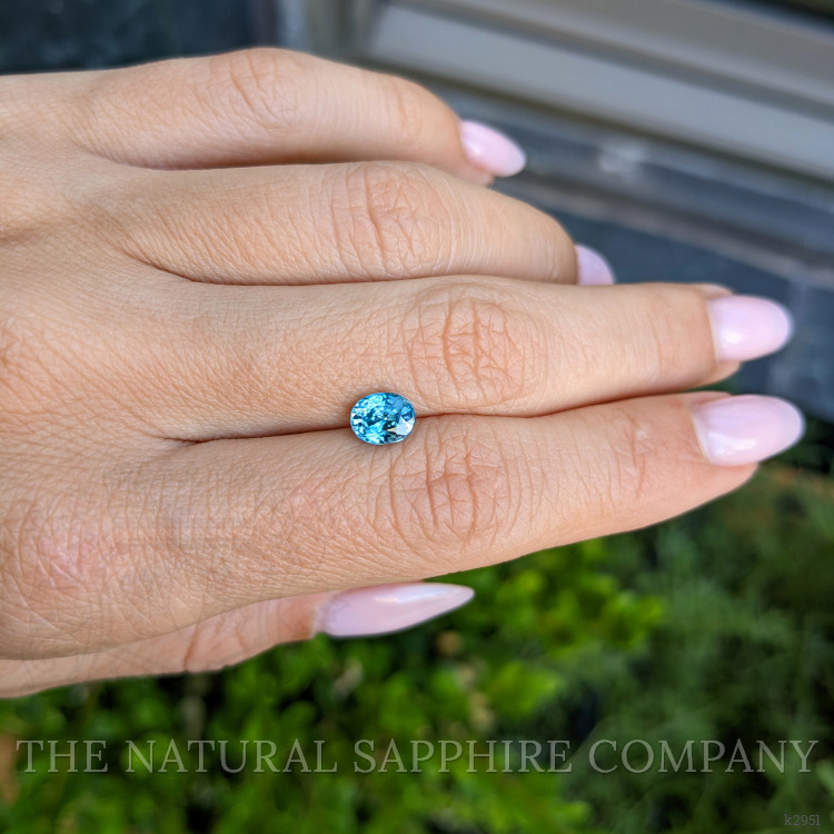 1.82 Ct. Blue Zircon from Ceylon (Sri Lanka)