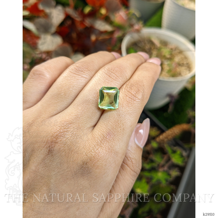 5.77 Ct. Yellowish Green Prasiolite from Brazil