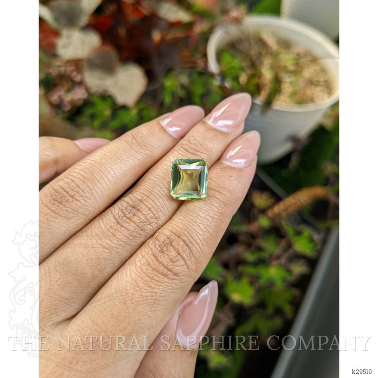 5.77 Ct. Yellowish Green Prasiolite from Brazil
