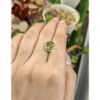 5.12 Ct. Yellowish Green Prasiolite from Brazil Life Style