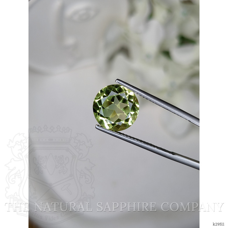 5.12 Ct. Yellowish Green Prasiolite from Brazil