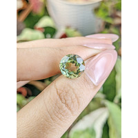 4.41 Ct. Yellowish Green Prasiolite from Brazil Life Style